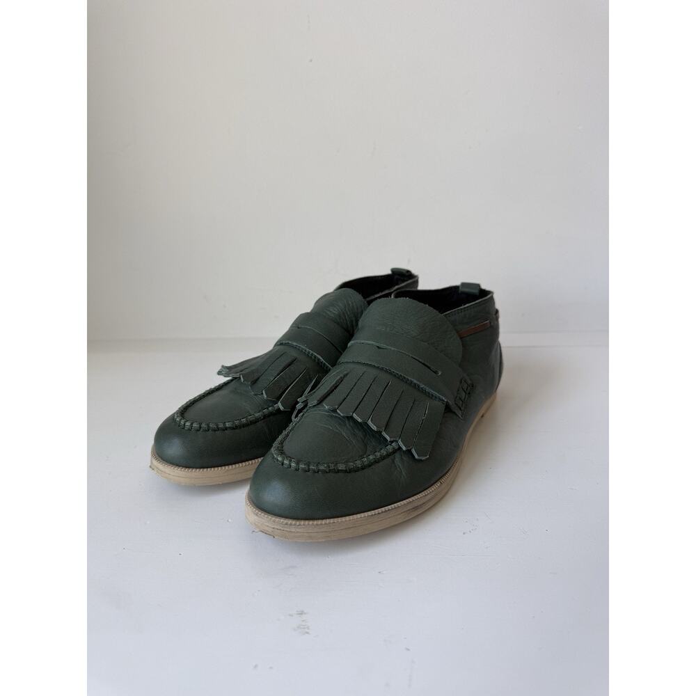 BEATRIZ FUREST RAVISSANTES Penny MOCASSINS Green Women Size 10 EU 41